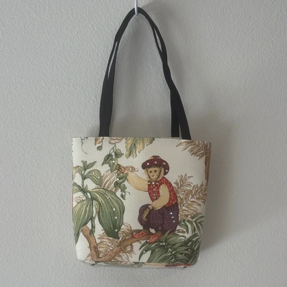 Tote Bag with Black Straps